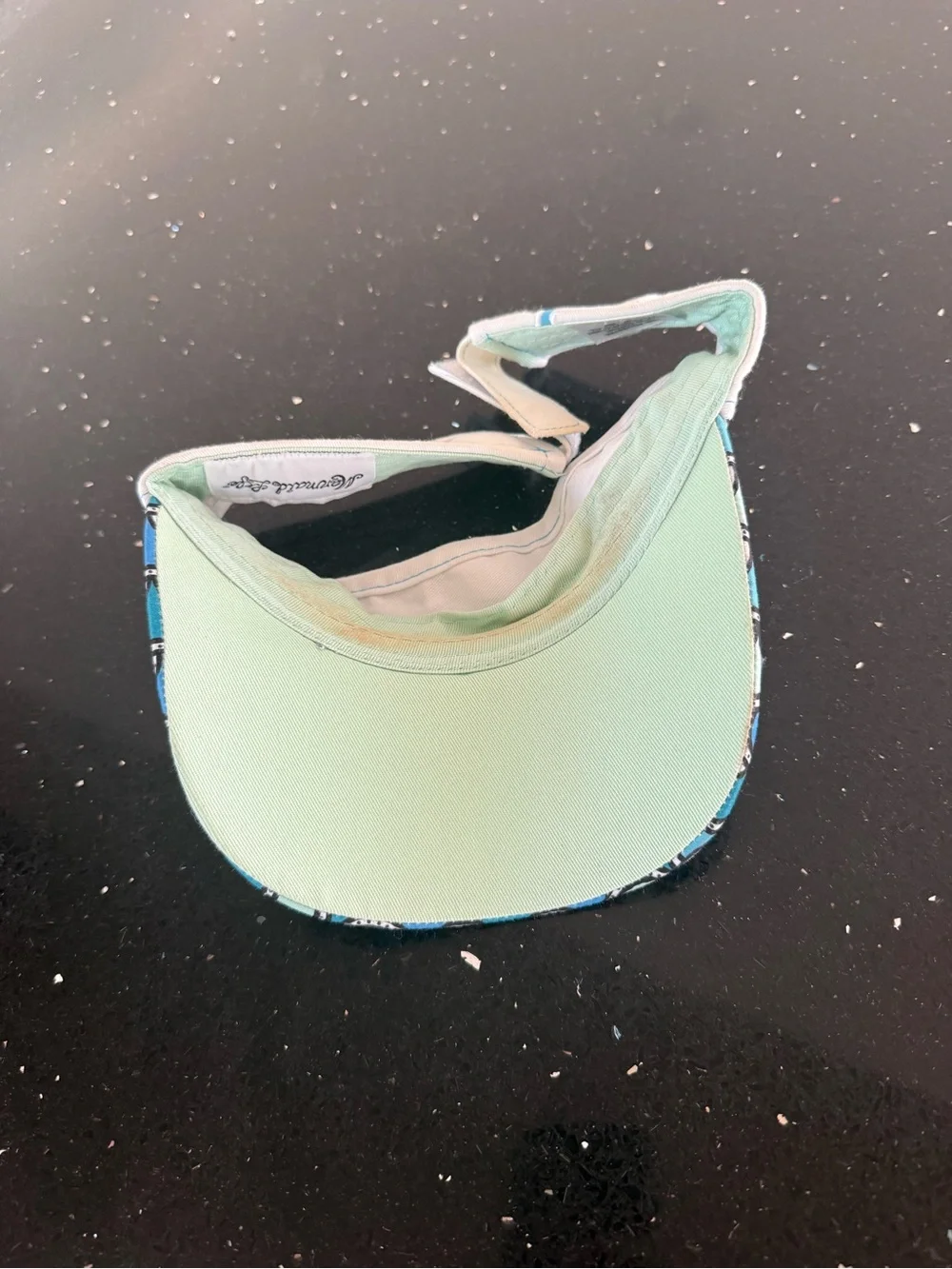 Girls' Blue Teal Patterned Mermaid Life Visor